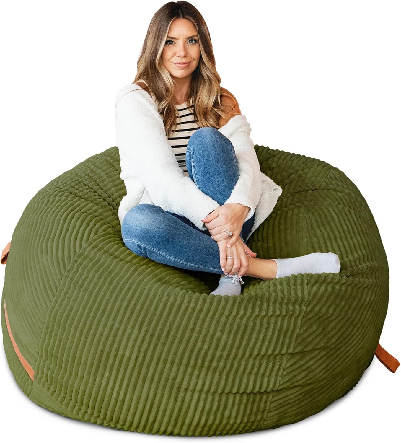 Big Joe Fuf 5Ft Oversized Foam Bean Bag Chair